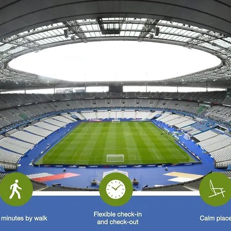 3 Pieces Tres Proche Stade De France, Adidas Arena Apartment